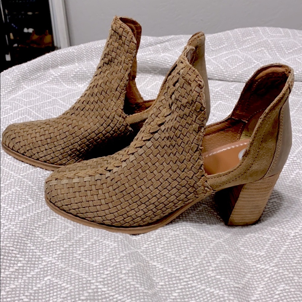 Genuine Leather Ankle Boots size 8